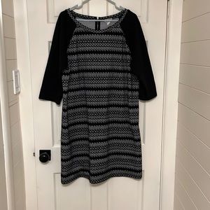 Loft Outlet Size XL sweater dress zippered back
